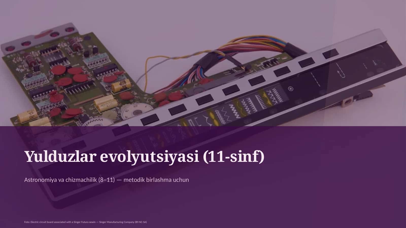 Yulduzlar evolyutsiyasi (11-sinf) 1