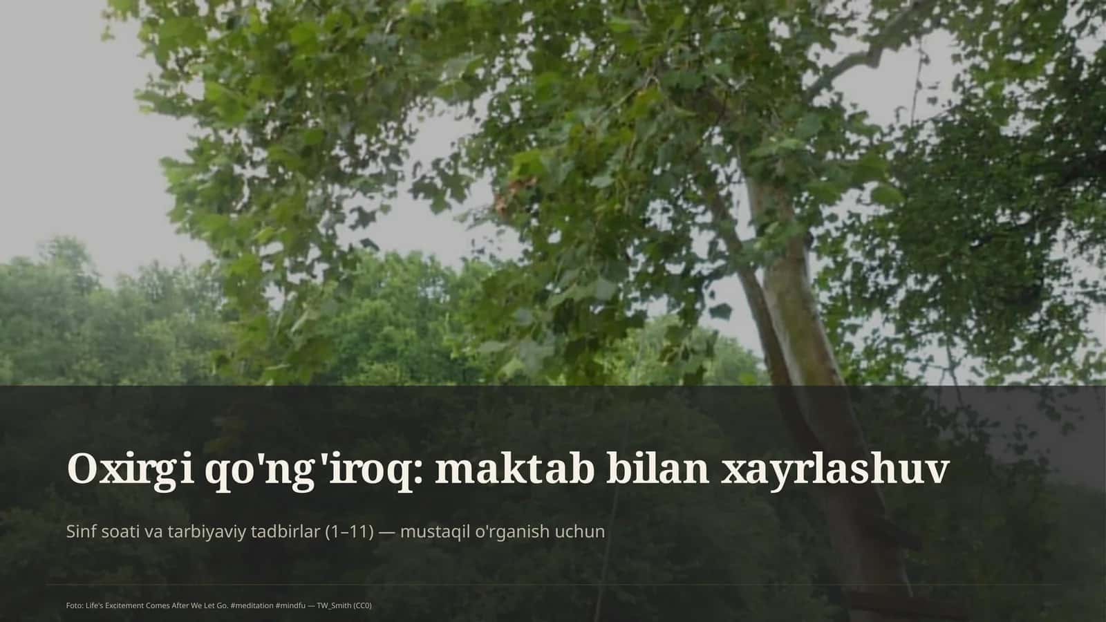 Oxirgi qo'ng'iroq: maktab bilan xayrlashuv 1