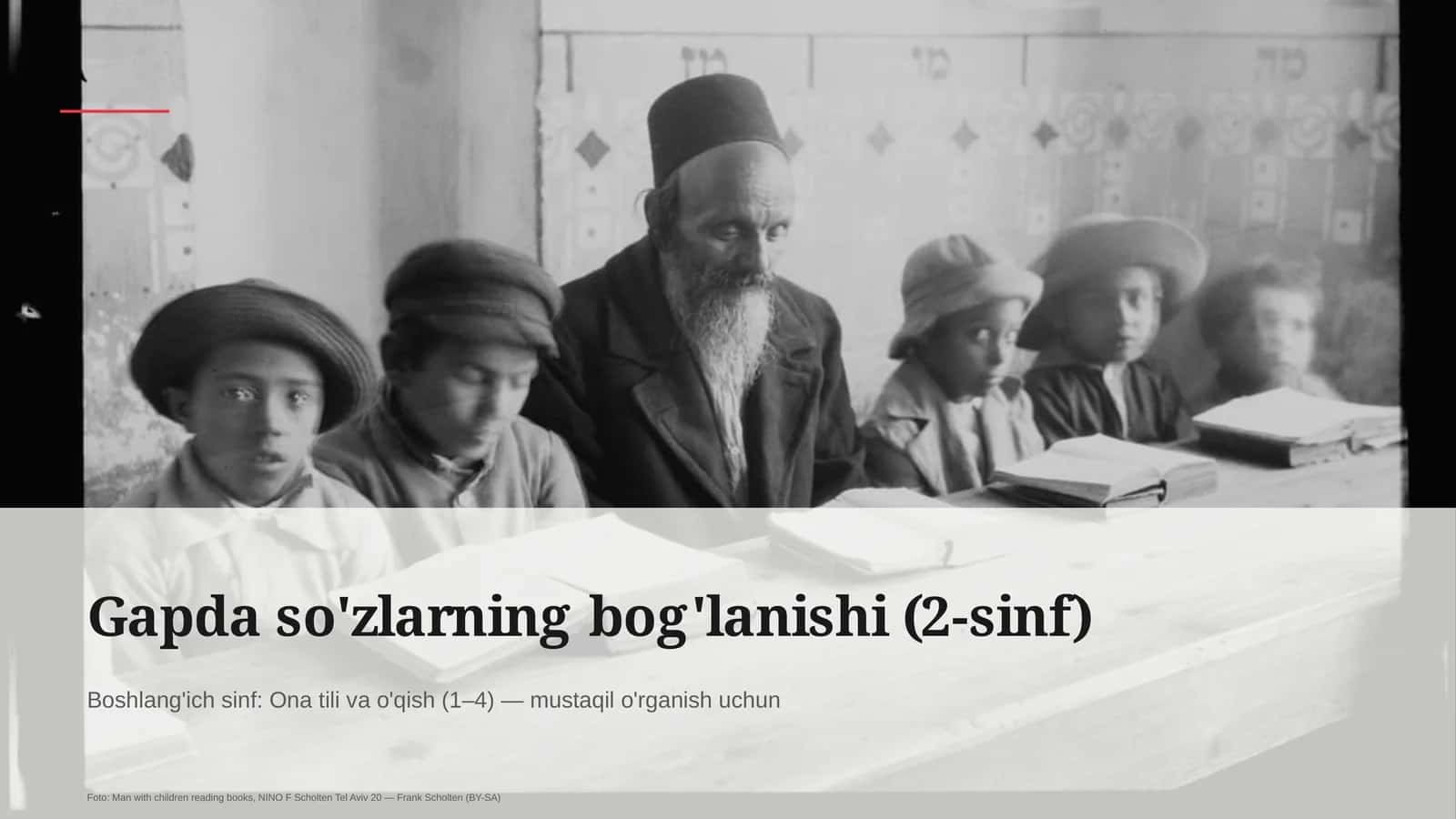 Gapda so'zlarning bog'lanishi (2-sinf) 1