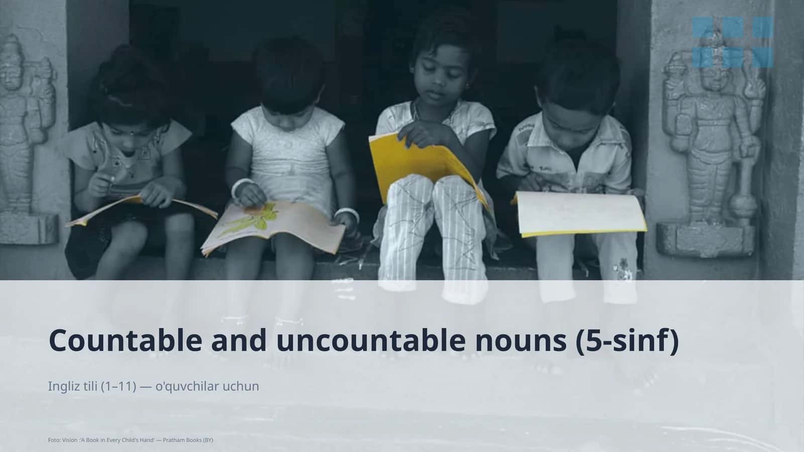 Countable and uncountable nouns (5-sinf) 1