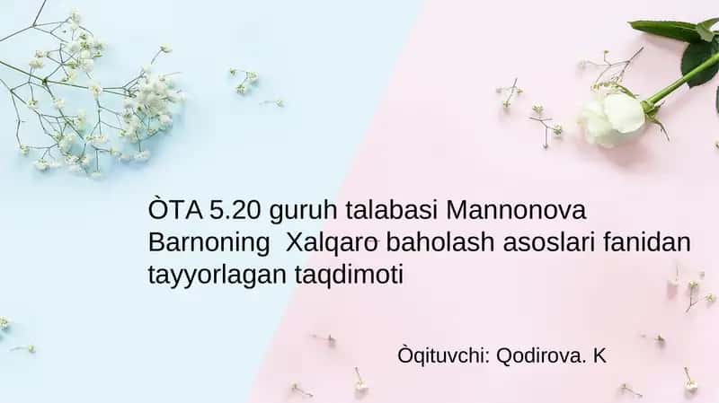 Bulğusi pedagog sifatida matnni o‘qish va qabul qilish haqida tezkor loyiha lar (maktab o‘quvchilarmisolida) 1