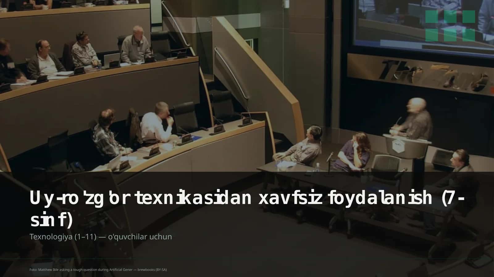 Uy-ro'zg'or texnikasidan xavfsiz foydalanish (7-sinf) 1