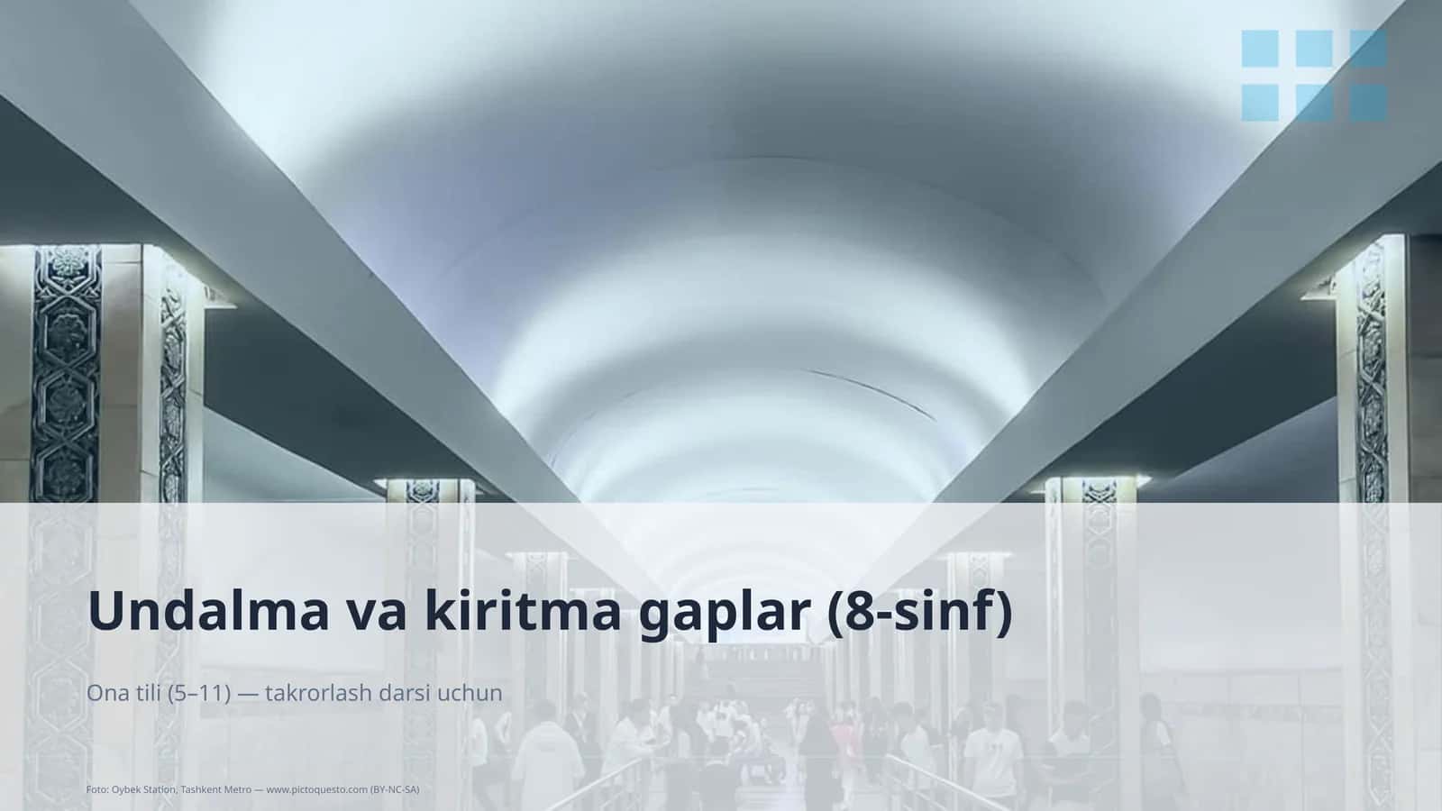 Undalma va kiritma gaplar (8-sinf) 1