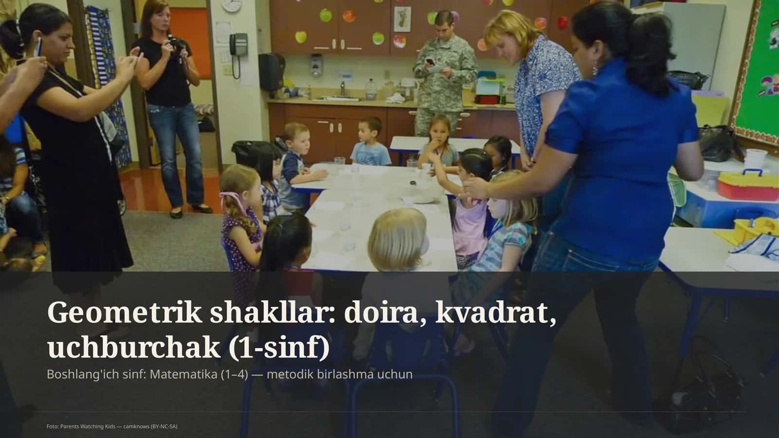 Geometrik shakllar: doira, kvadrat, uchburchak (1-sinf) 1