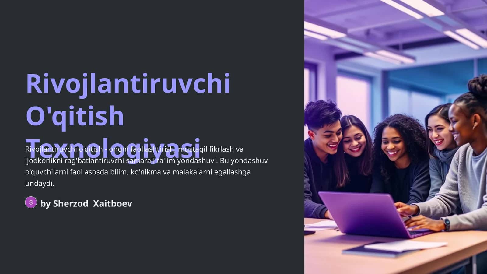 Rivojlantiruvchi O'qitish Texnologiyasi 1