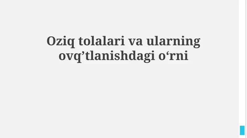 Dietik tolalar 1