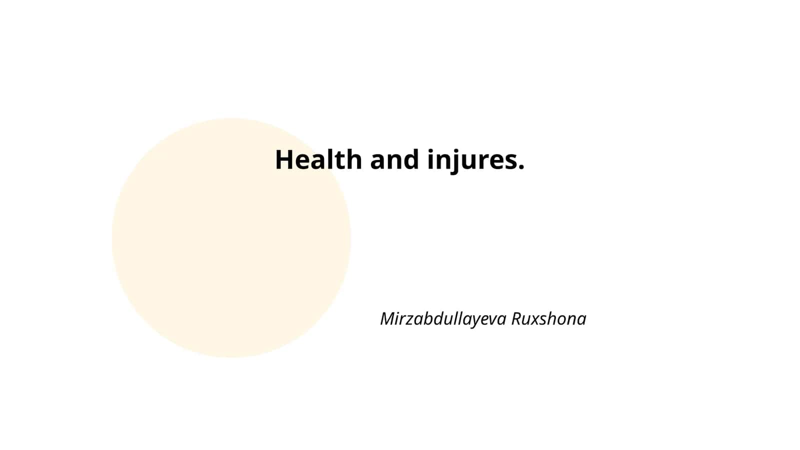 First Aid Techniques 1