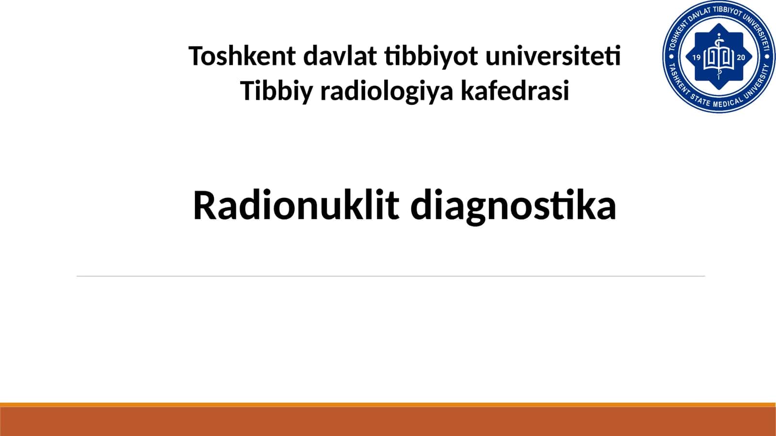 Radionuklit diagnostika 1