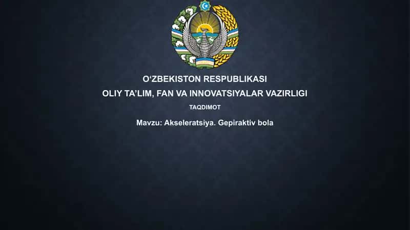 Akseleratsiya.Gepiraktivbola 1