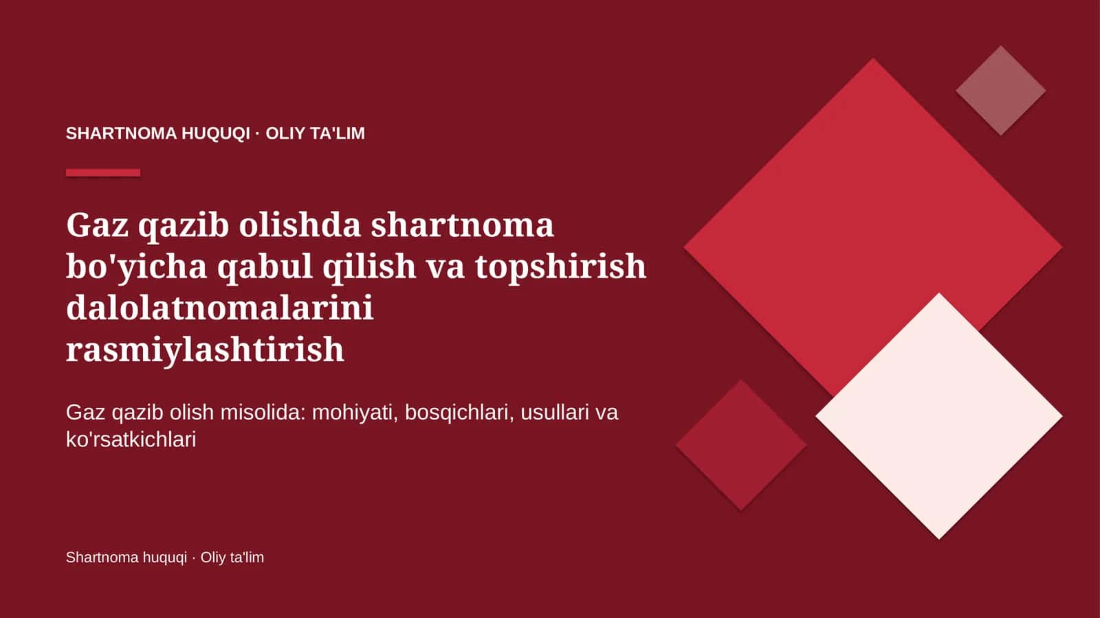 gaz qazib olishda shartnoma bo'yicha qabul qilish va topshirish dalolatnomalarini rasmiylashtirish 4374 1
