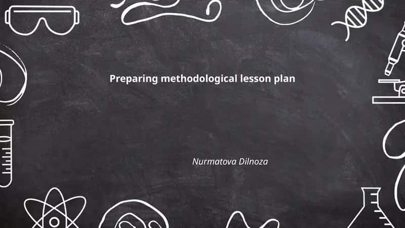 Preparing methodological lesson plan 1