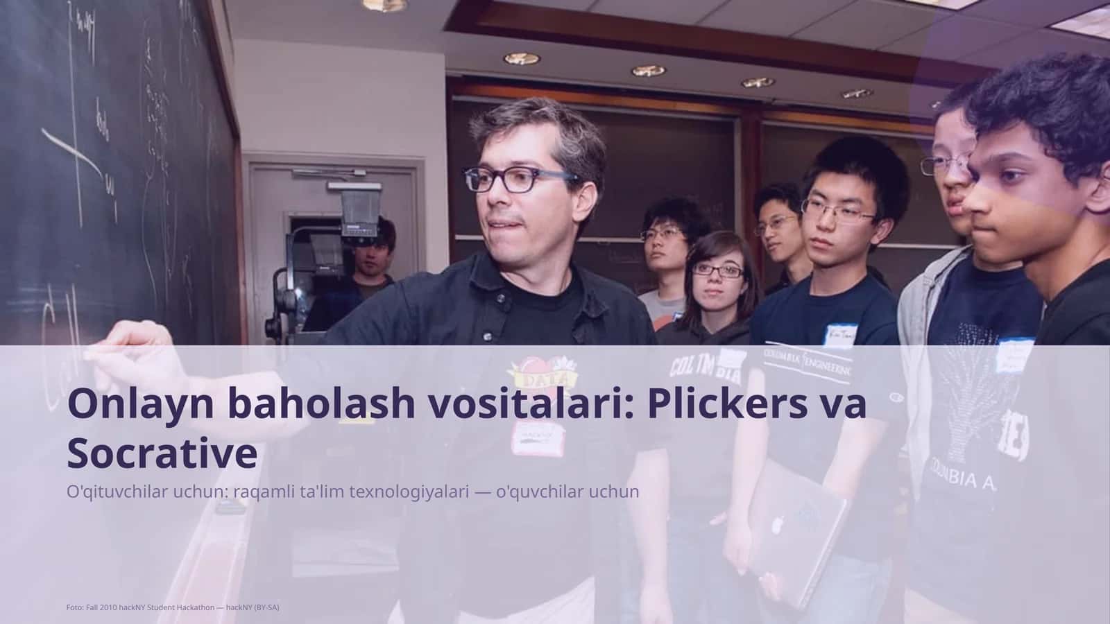 Onlayn baholash vositalari: Plickers va Socrative 1