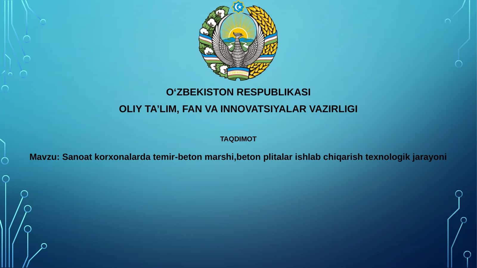 Sanoatkorxonalardatemir-betonmarshi,betonplitalarishlabchiqarishtexnologikjarayoni 1