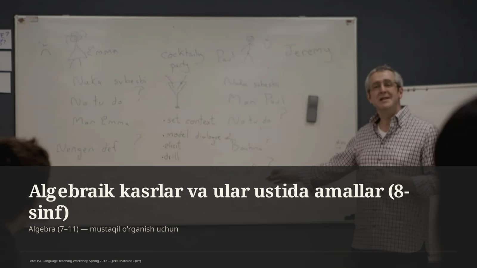 Algebraik kasrlar va ular ustida amallar (8-sinf) 1