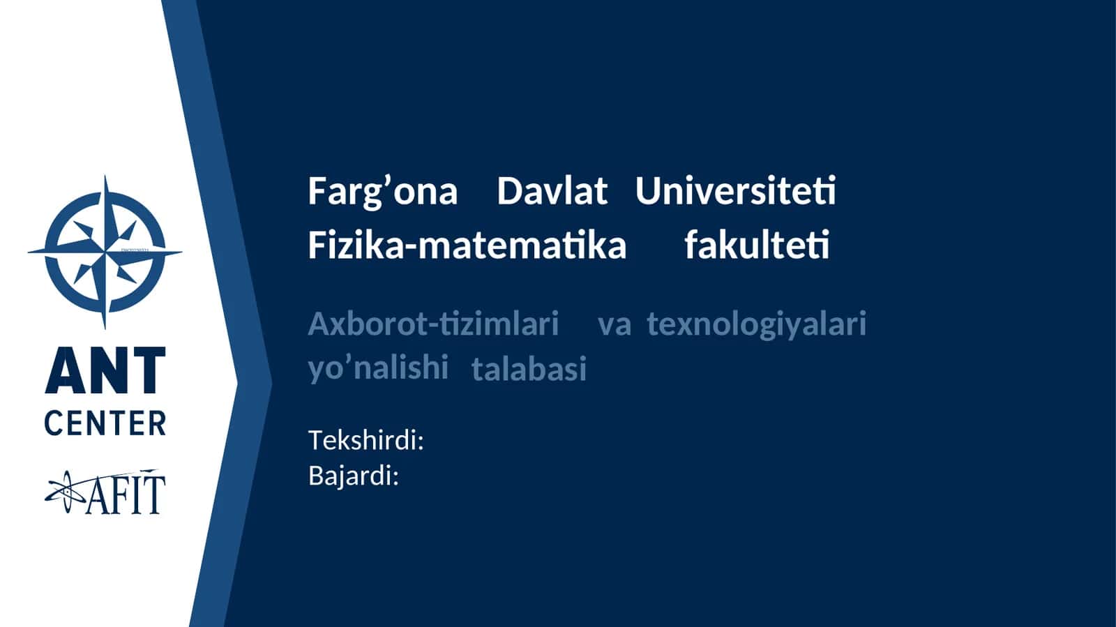 Optimallashtirish usullari 1