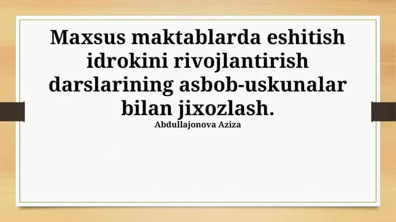 Zamonaviy eshitish apparatlari va texnologiyalari 1