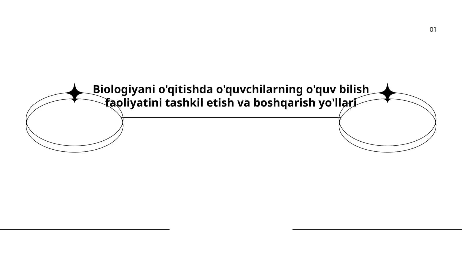 Biologiyani o'qitishda o'quvchilarning o'quv bilish faoliyatini tashkil etish va boshqarish yo'llari 1