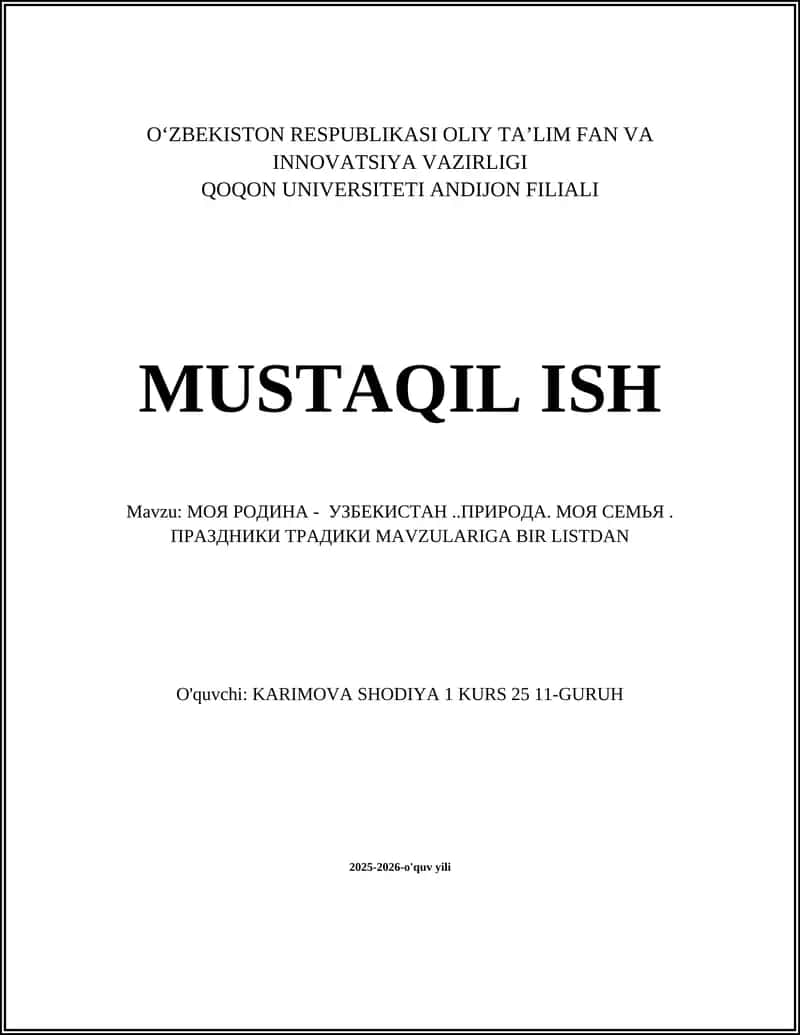 O'zbekistonning tabiati 1