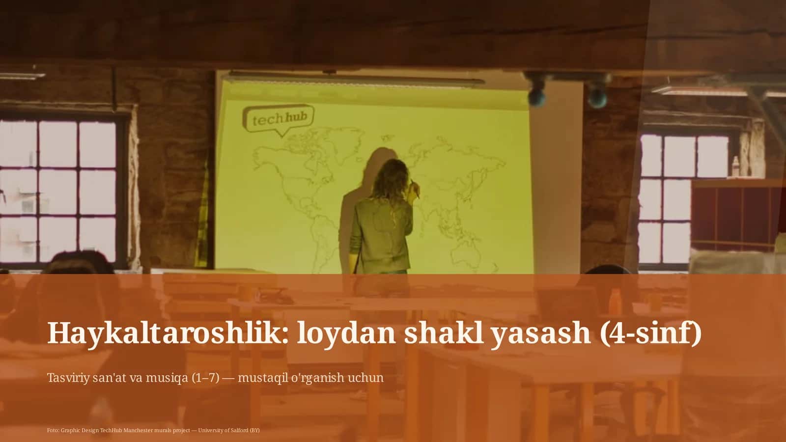 Haykaltaroshlik: loydan shakl yasash (4-sinf) 1