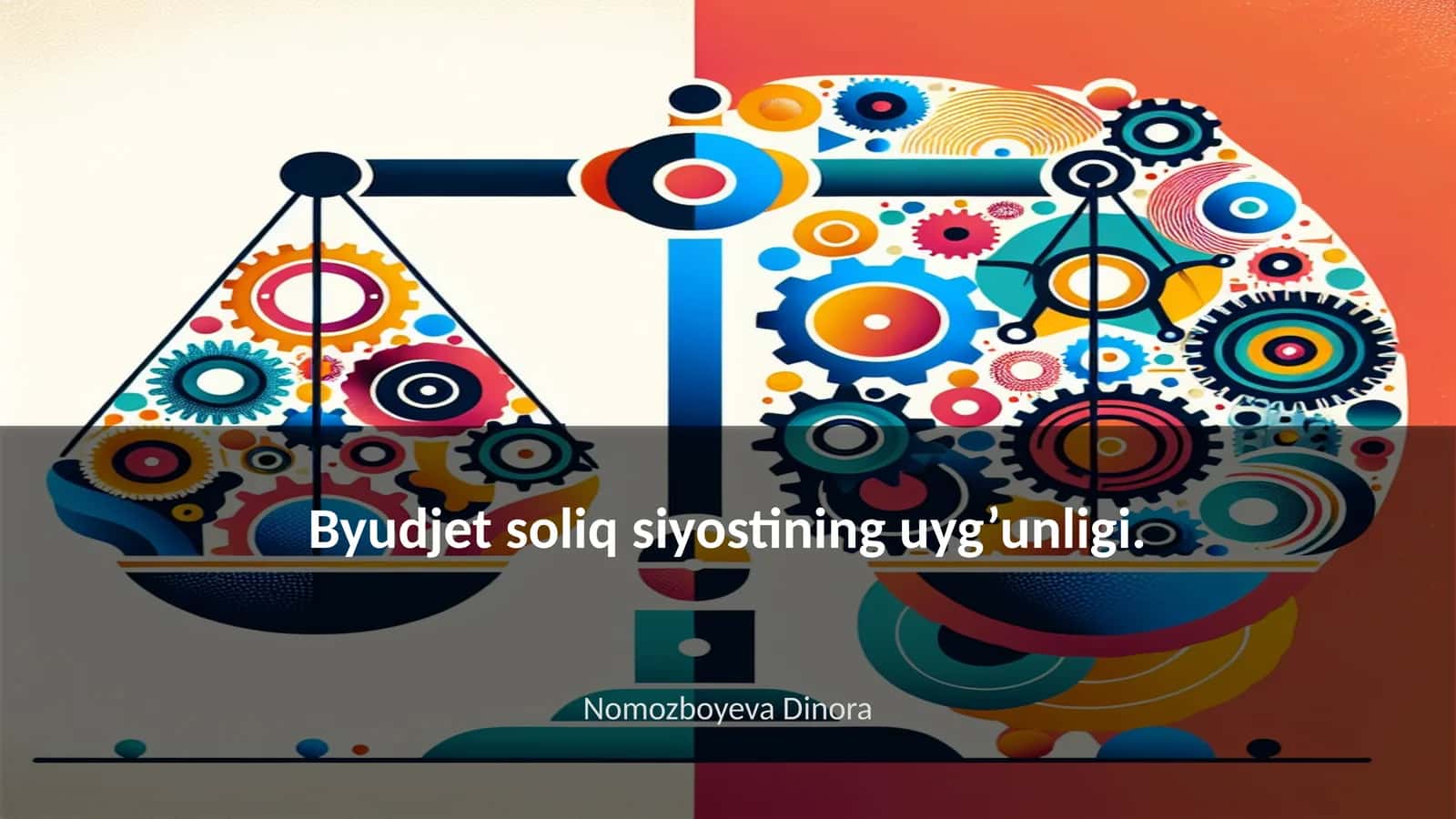 Byudjet soliq siyostining uyg’unligi 1