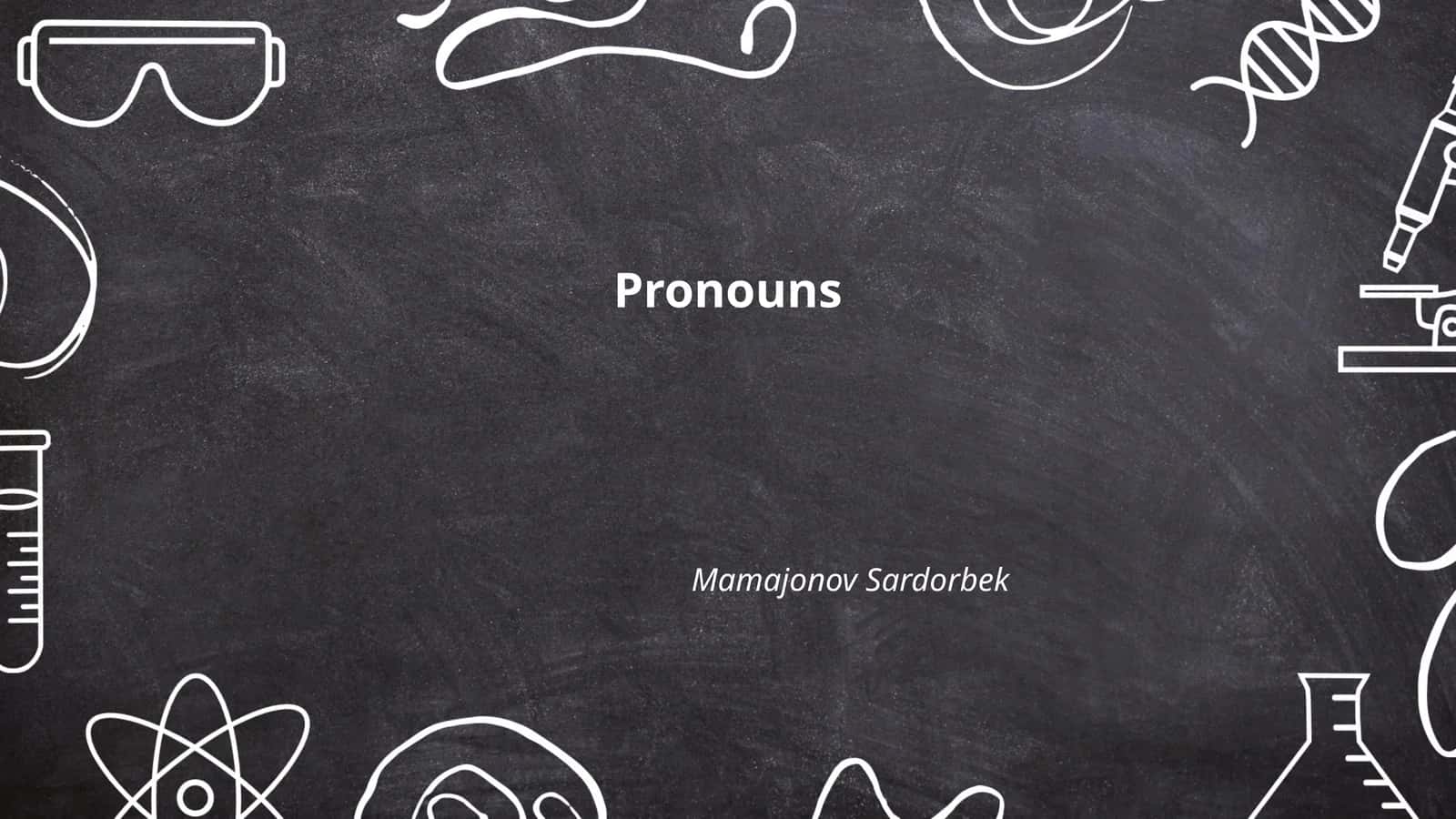 Pronouns 1
