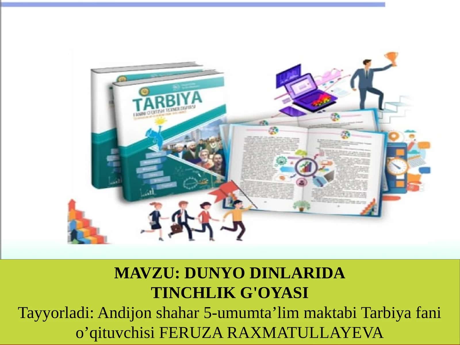DUNYO DINLARIDA TINCHLIK G'OYASI 1