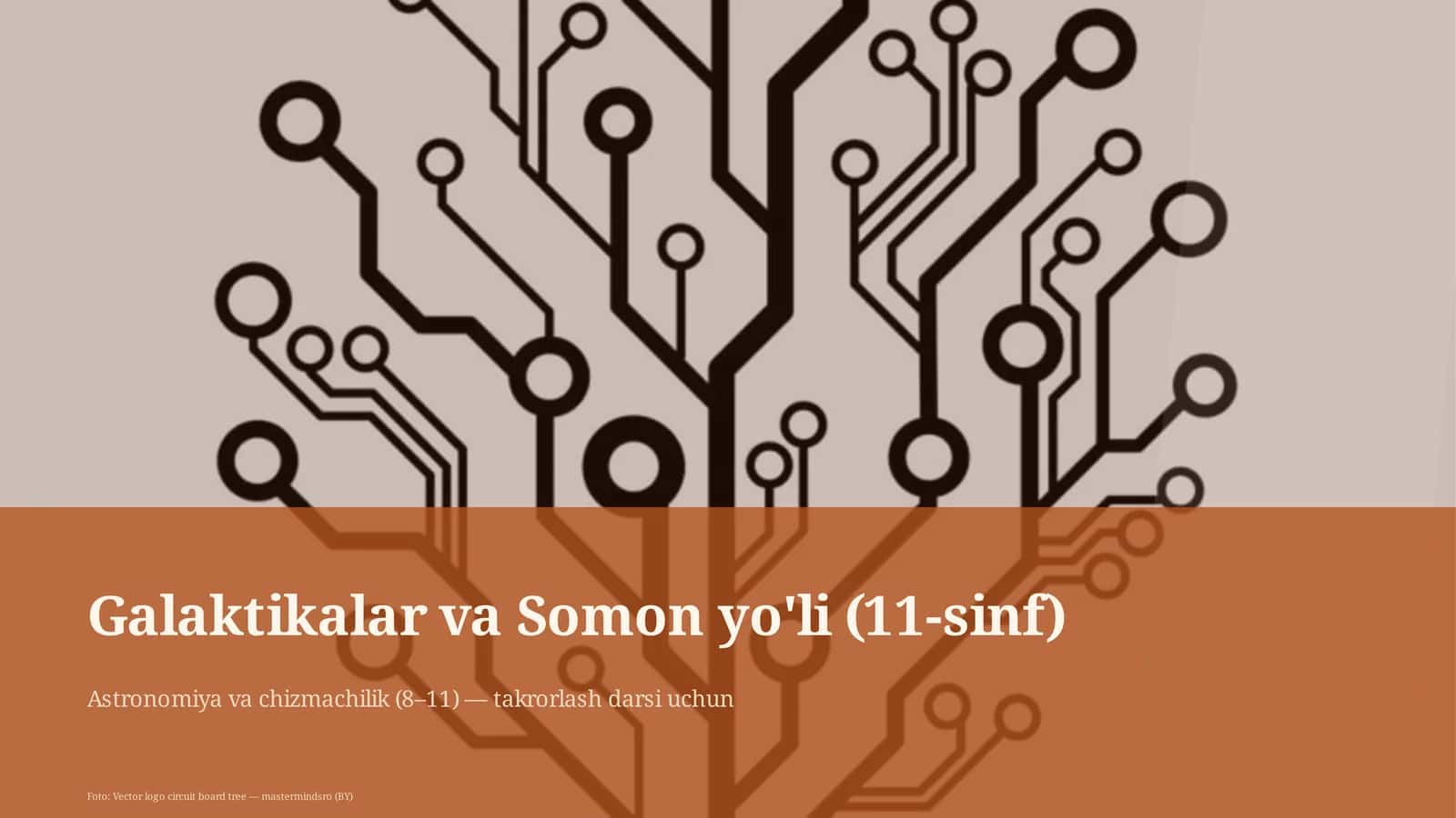 Galaktikalar va Somon yo'li (11-sinf) 1