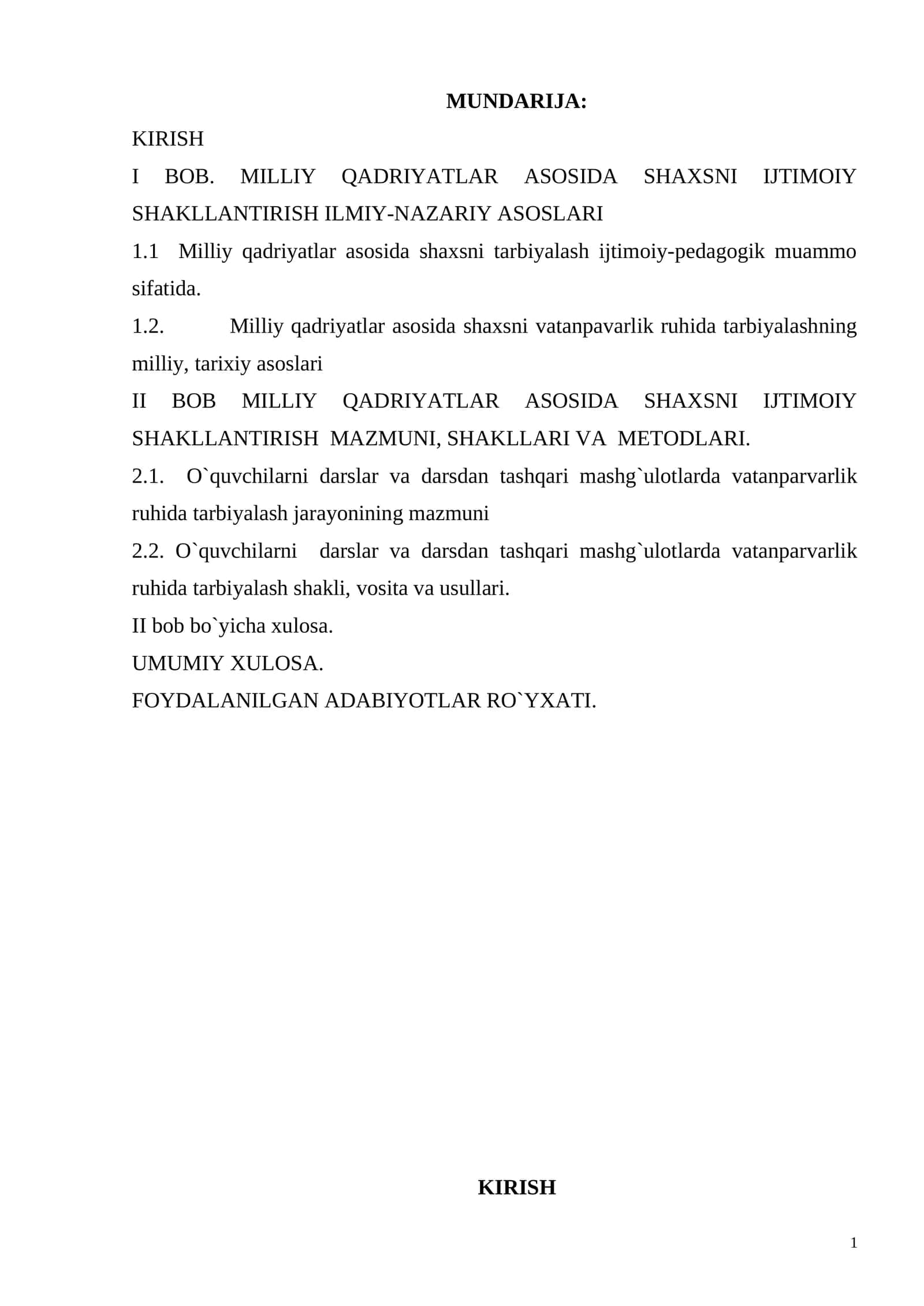 Milliy qadriyatlar asosida shaxsni tarbiyalash 1