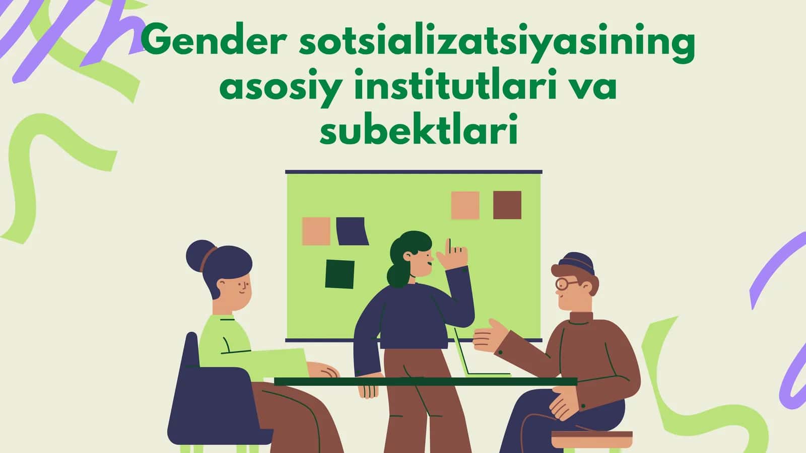 Gender sotsializatsiyasining asosiy institutlari va subektlari 1