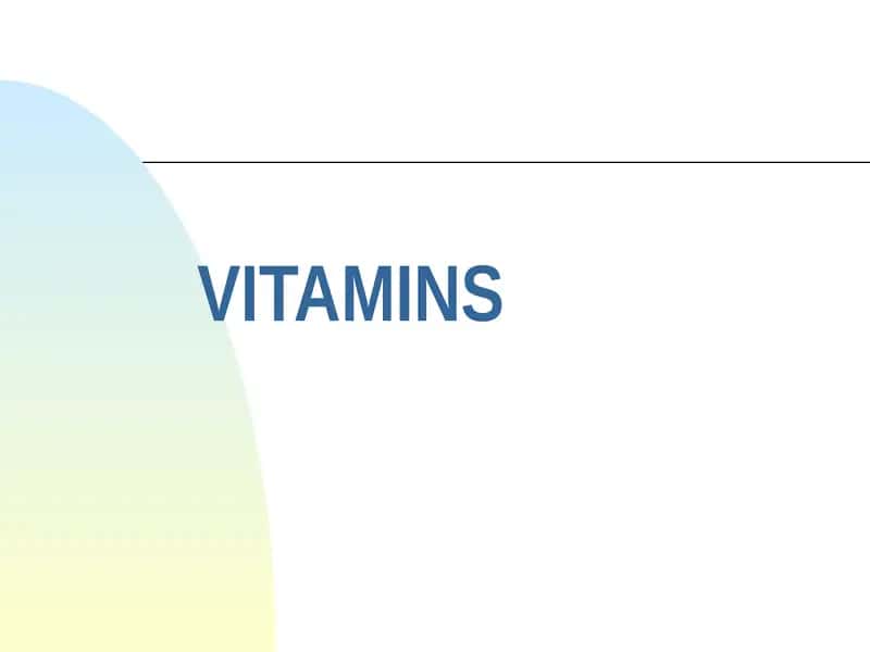 VITAMINS 1
