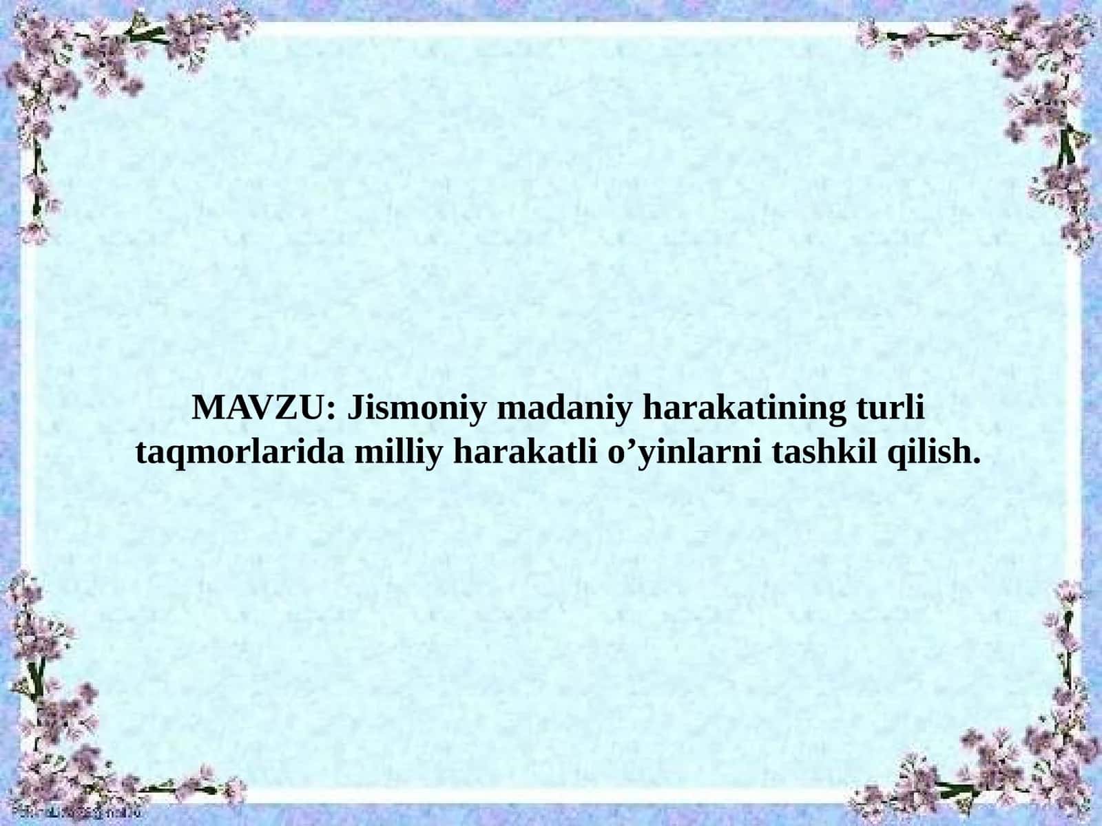 Jismoniymadaniyharakatining turlitaqmorlari 1