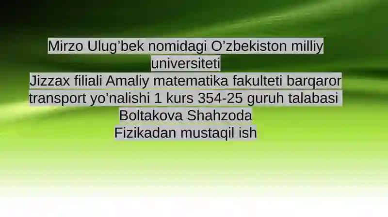 To’lqinlar 1