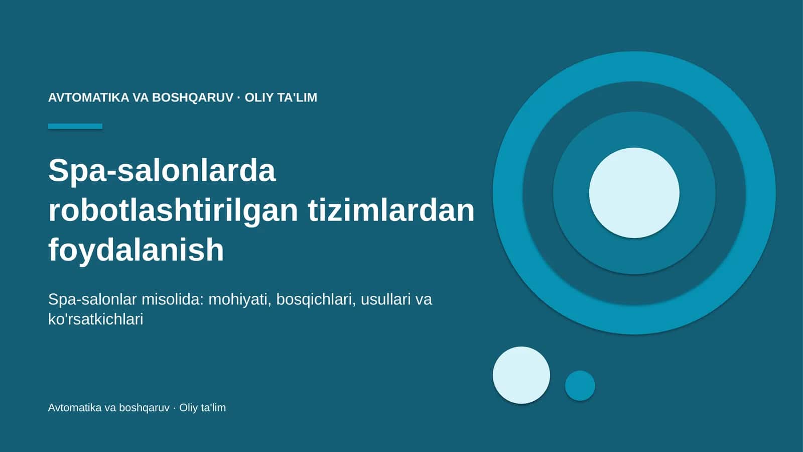 spa salonlarda robotlashtirilgan tizimlardan foydalanish 9061 1