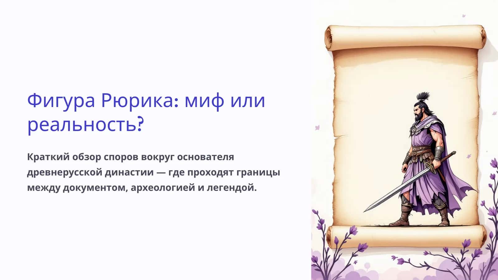 Фигура Рюрика миф или реальность 1