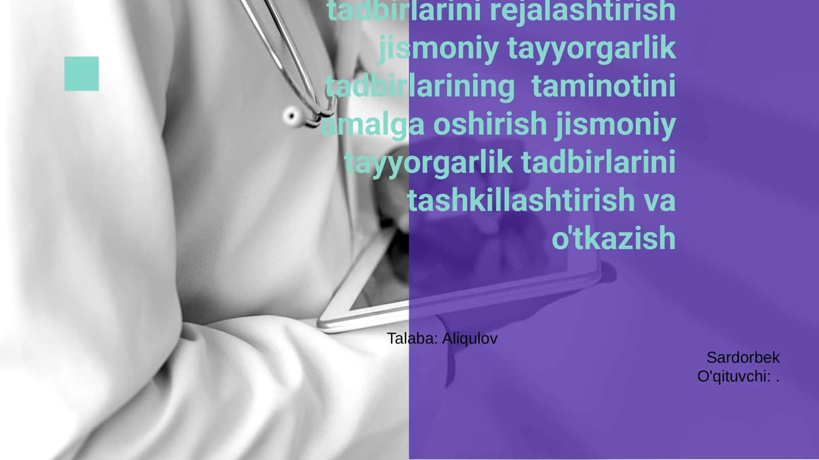 Jismoniy Tayyorgarlik Tadbirlari 1