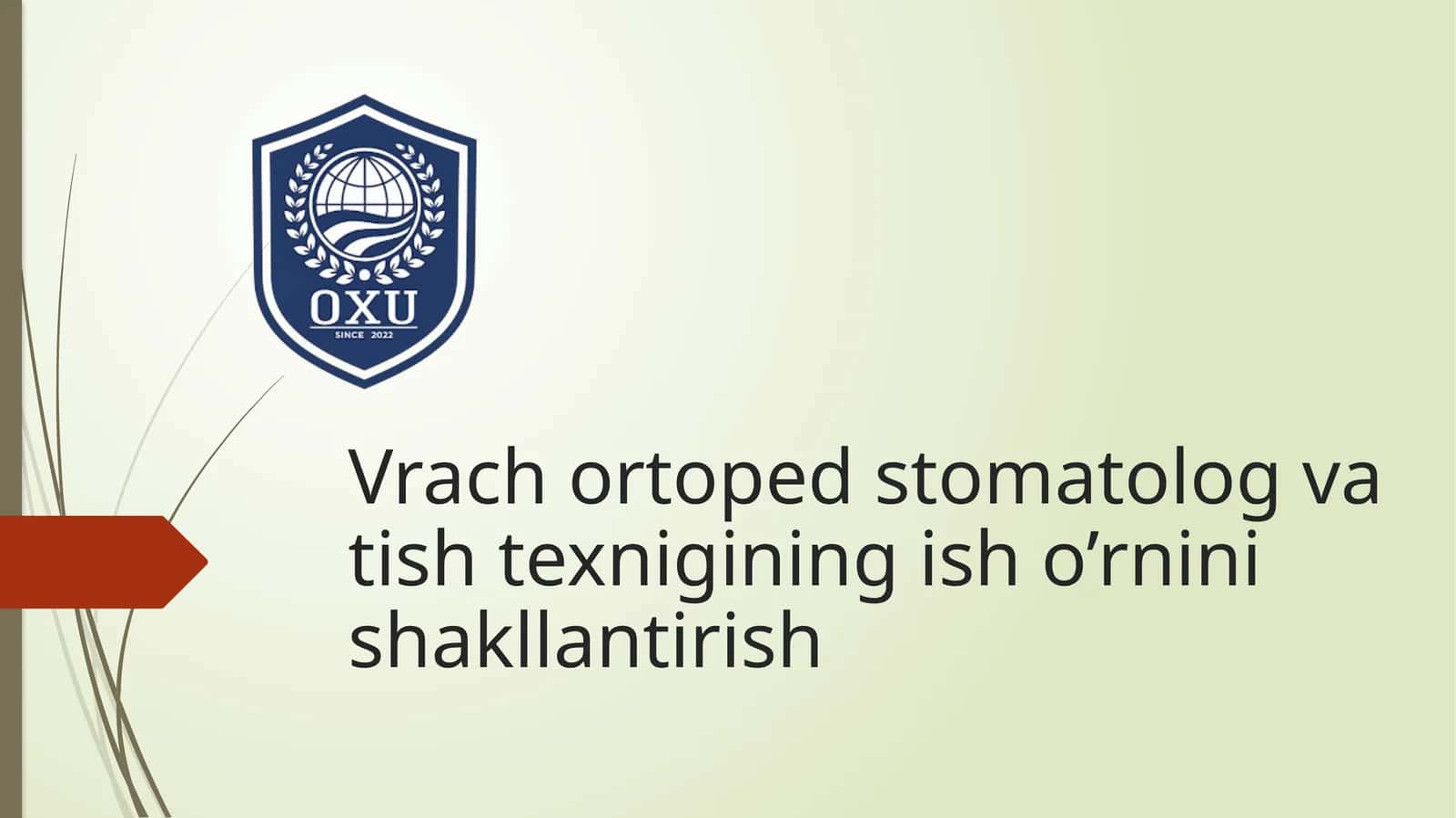 Vrach ortoped stomatolog va tish texnigi 1