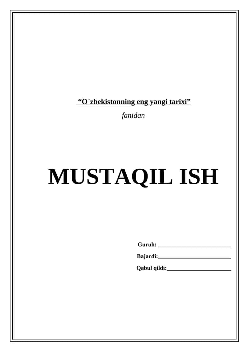 HUQUQ-TARTIBOT ORGANLARI VA SUD TIZIMIDAGI O`ZGARISHLAR. 1