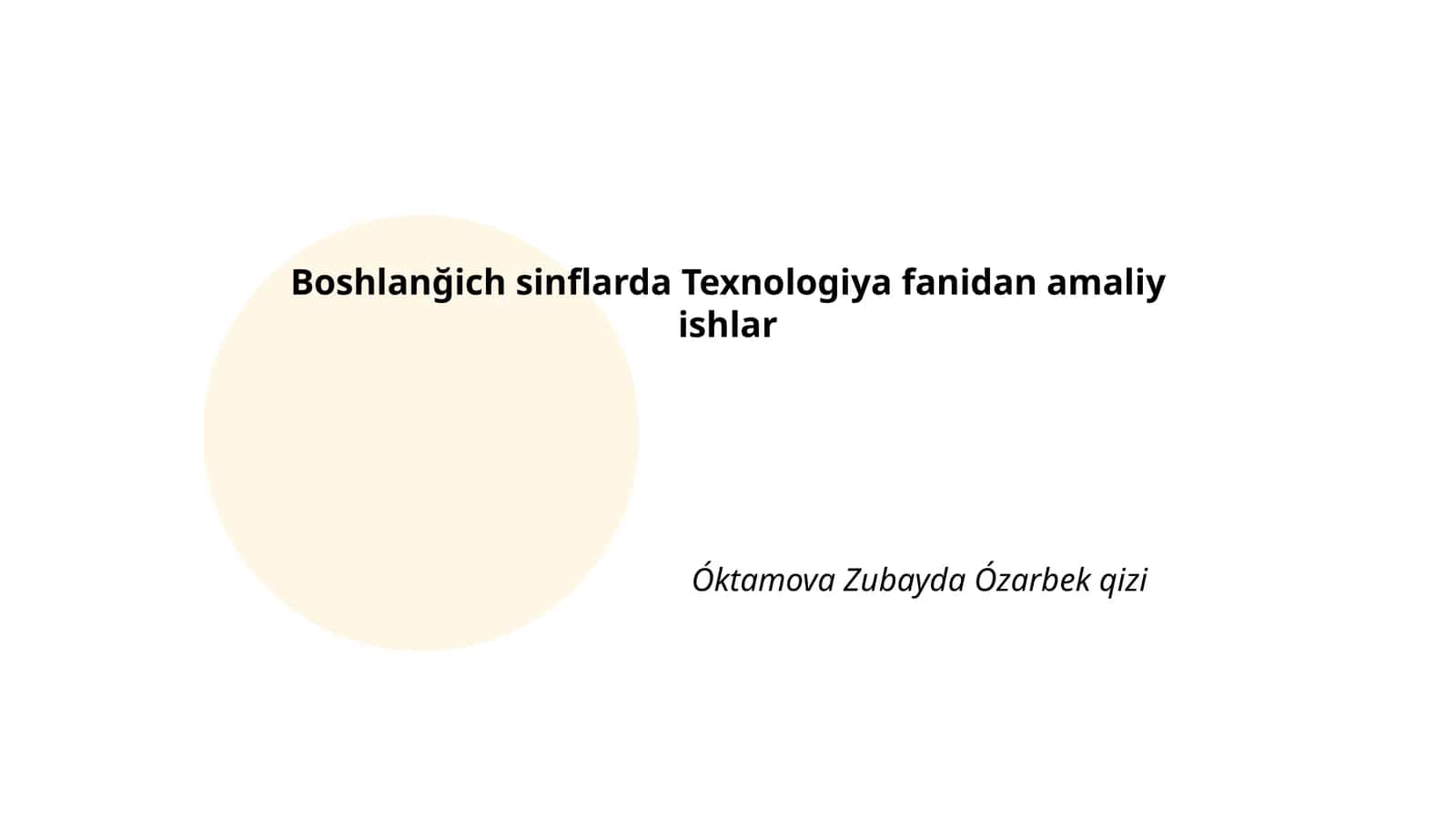 Oddiy mexanizmlarni yaratish 1