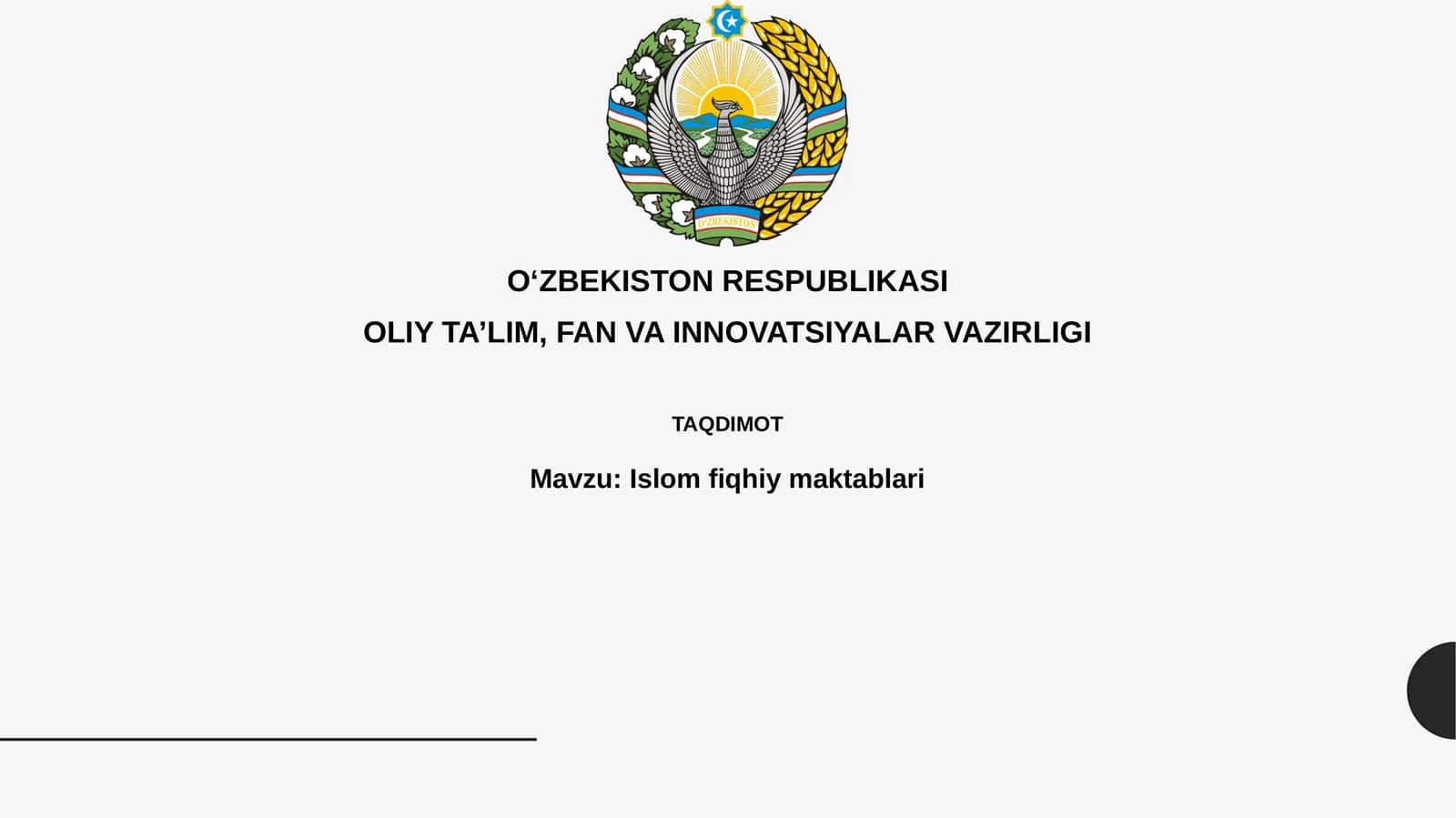 Islom fiqh maktablari 1