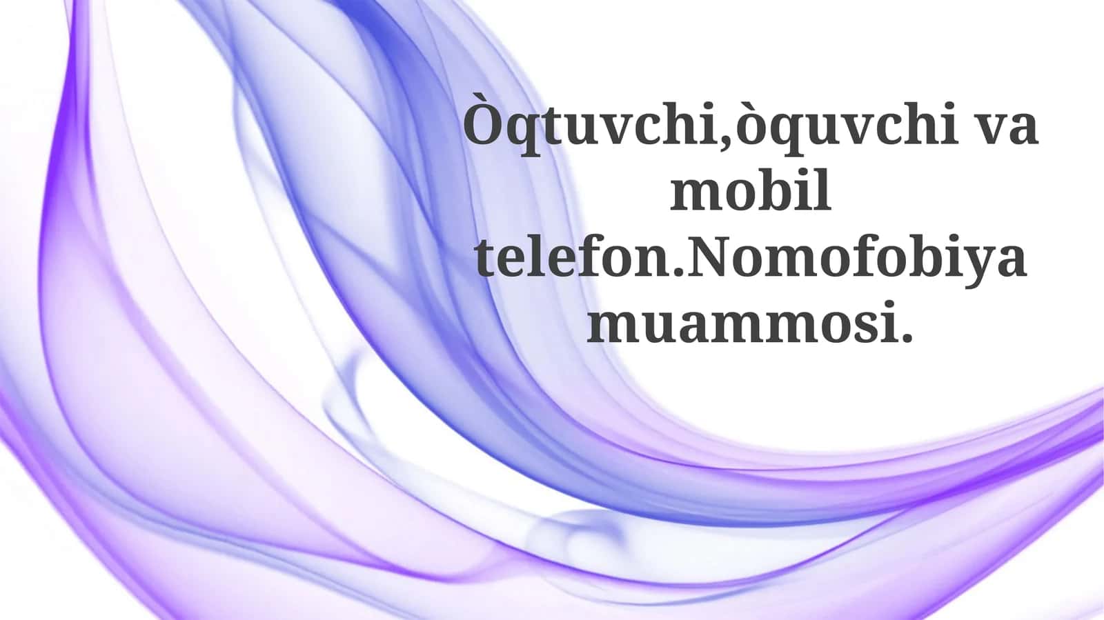 Nomofobiya: Yangi Davr Xavotirlanishi 1