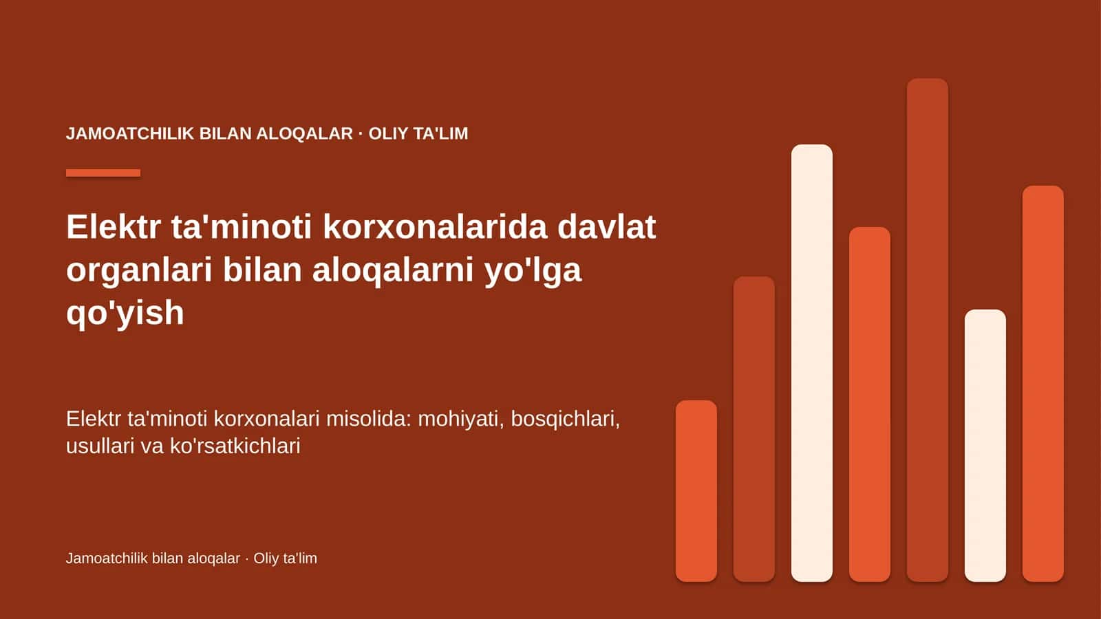 elektr ta'minoti korxonalarida davlat organlari bilan aloqalarni yo'lga qo'yish 2298 1
