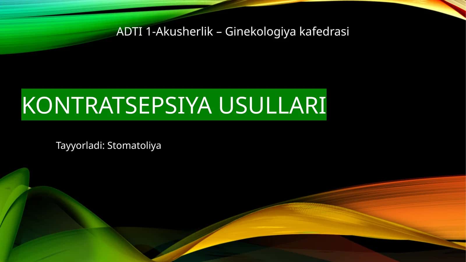 Kontratsepsiya usullari 1