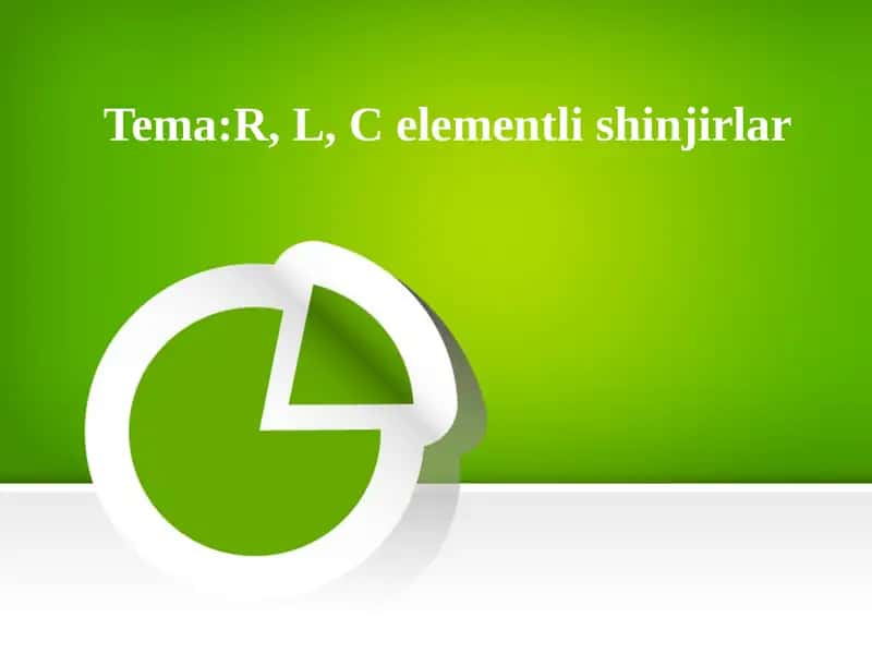 R Element (Rezistor) 1