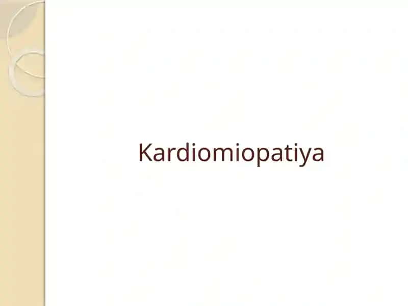 Kardiomiopatiya 1