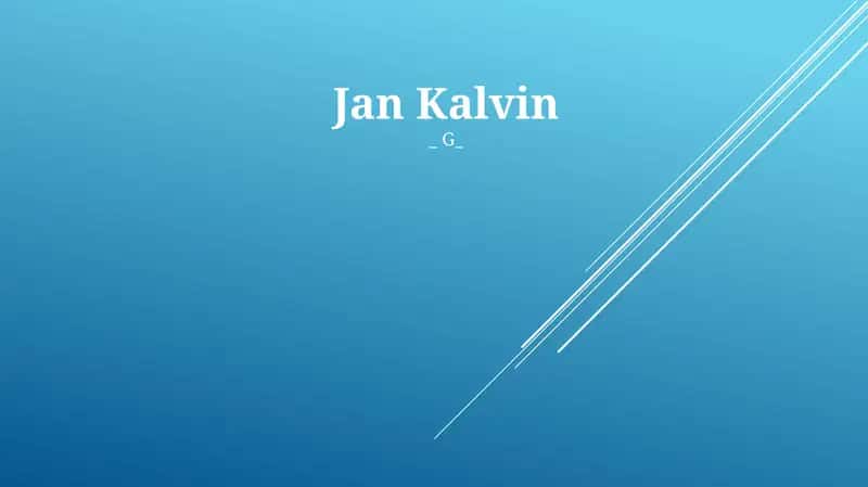 Jan Kalvin 1