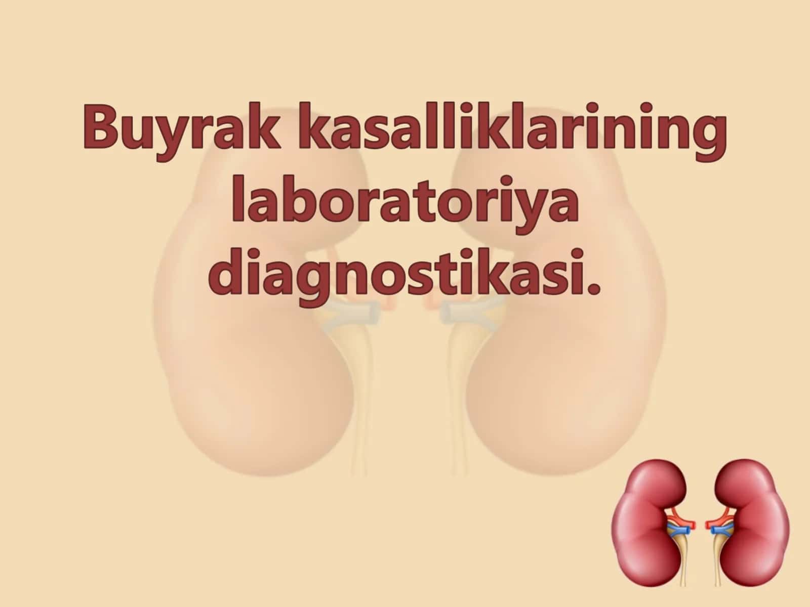 Siydikdagi mochevina va kreatinin 1