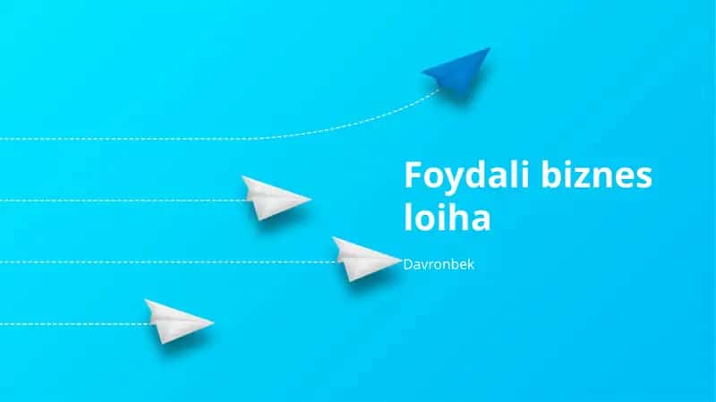 Foydali biznes loiha 1