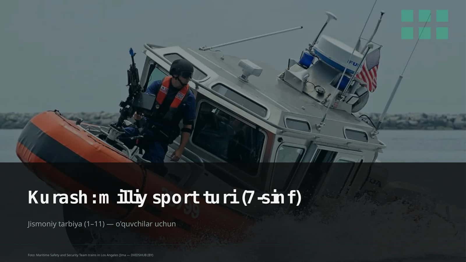 Kurash: milliy sport turi (7-sinf) 1