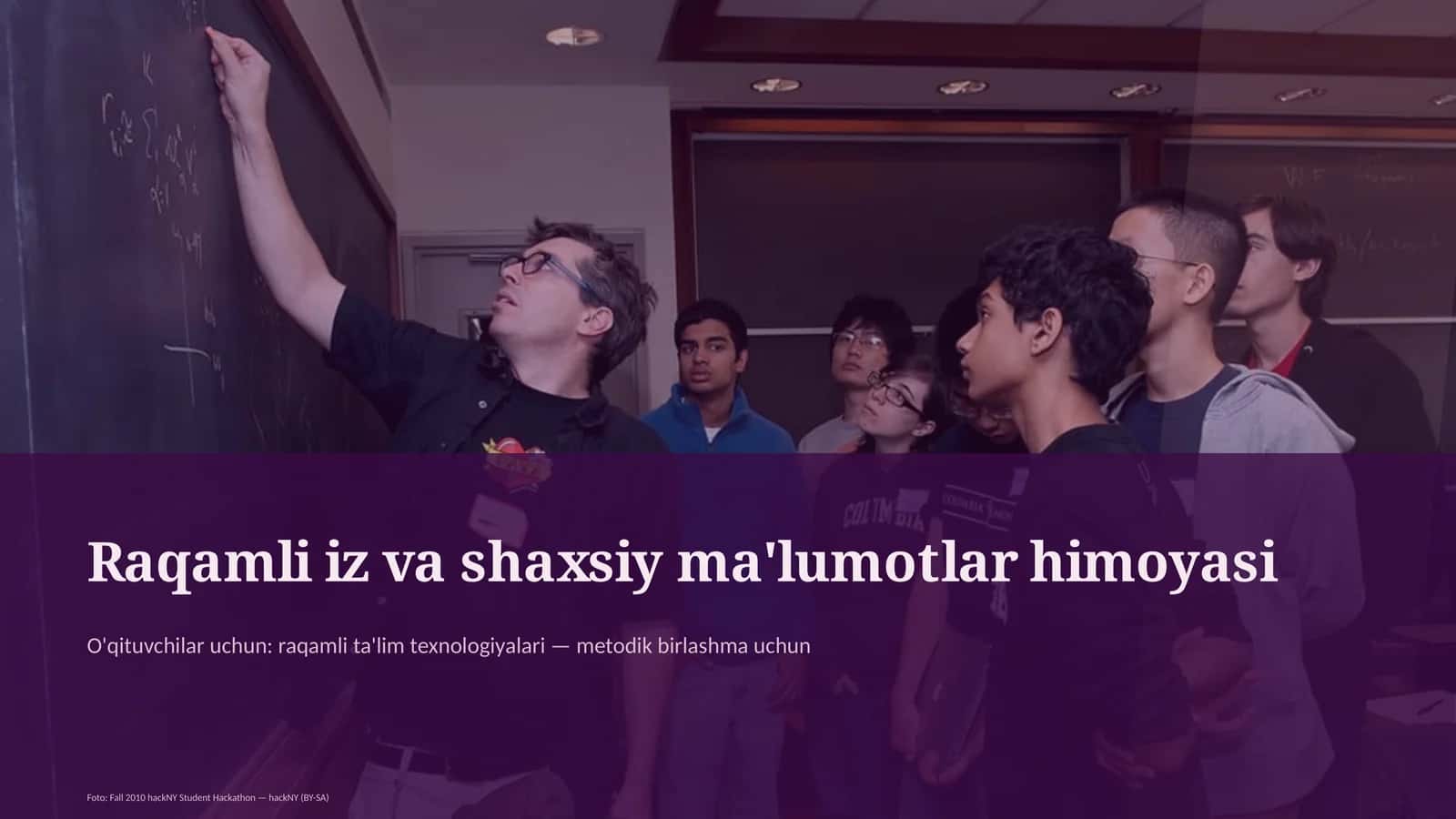 Raqamli iz va shaxsiy ma'lumotlar himoyasi 1