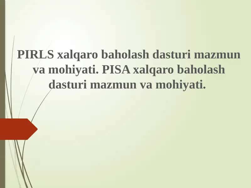 PISAxalqarobaholashdasturi 1